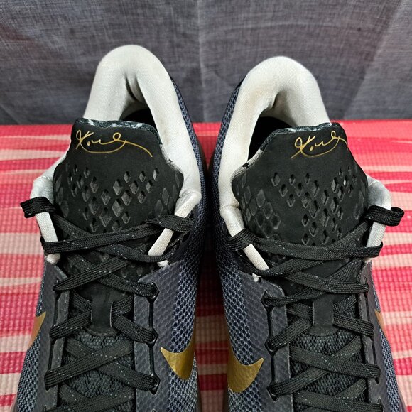 %Nike Kobe 10 Low Nike iD (777411 992) Shoes Size 13 Black Gold Number 45 ( A4 ) main image 13